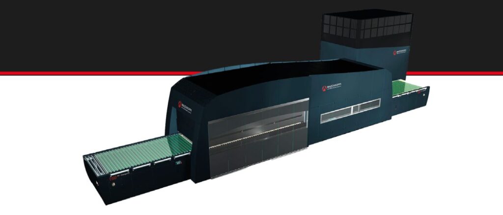 un forno da tempra funzionante a Glasstec 2024 come vederlo dal vivo